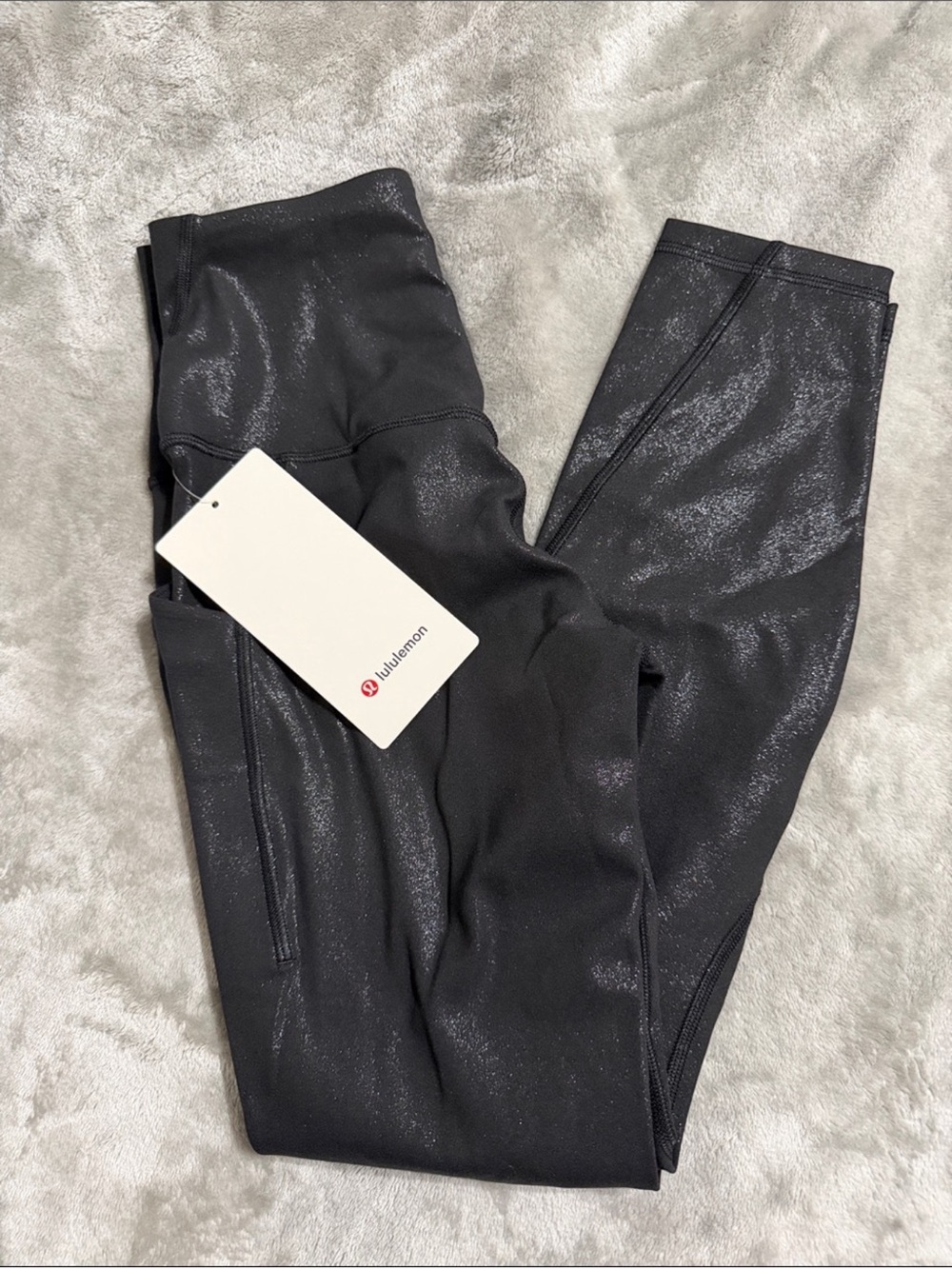 Lululemon Align 25” Inseam Shimmer Black Leggings